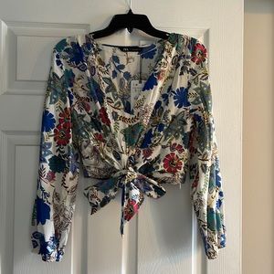 Zara floral shirt size small